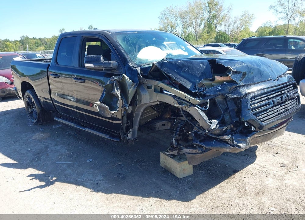 2021 RAM 1500 BIG HORN QUAD CAB 4X4 6'4 BOX VIN: 1C6RRFBG8MN737540