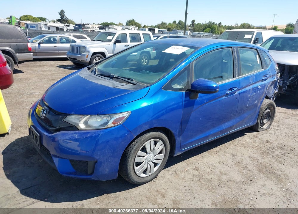 2016 HONDA FIT LX VIN: JHMGK5H54GS012672