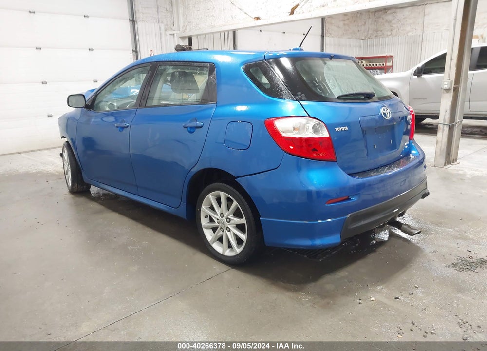2009 TOYOTA MATRIX S VIN: 2T1LE40E49C003584