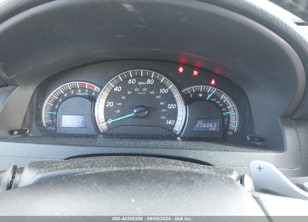 2012 TOYOTA CAMRY SE VIN: 4T1BF1FK8CU107666