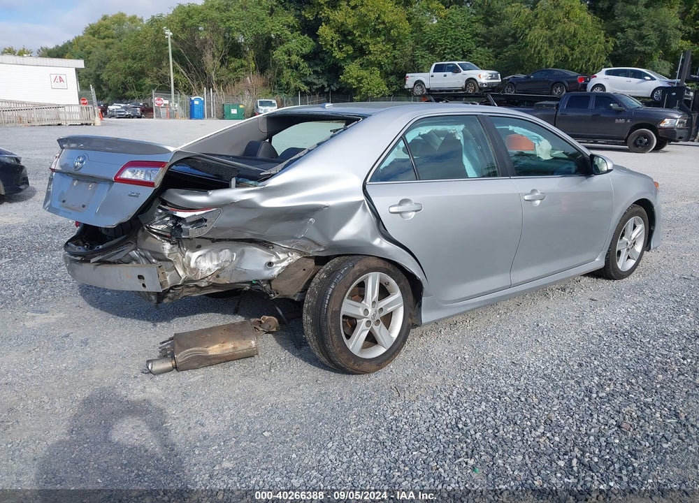 2012 TOYOTA CAMRY SE VIN: 4T1BF1FK8CU107666