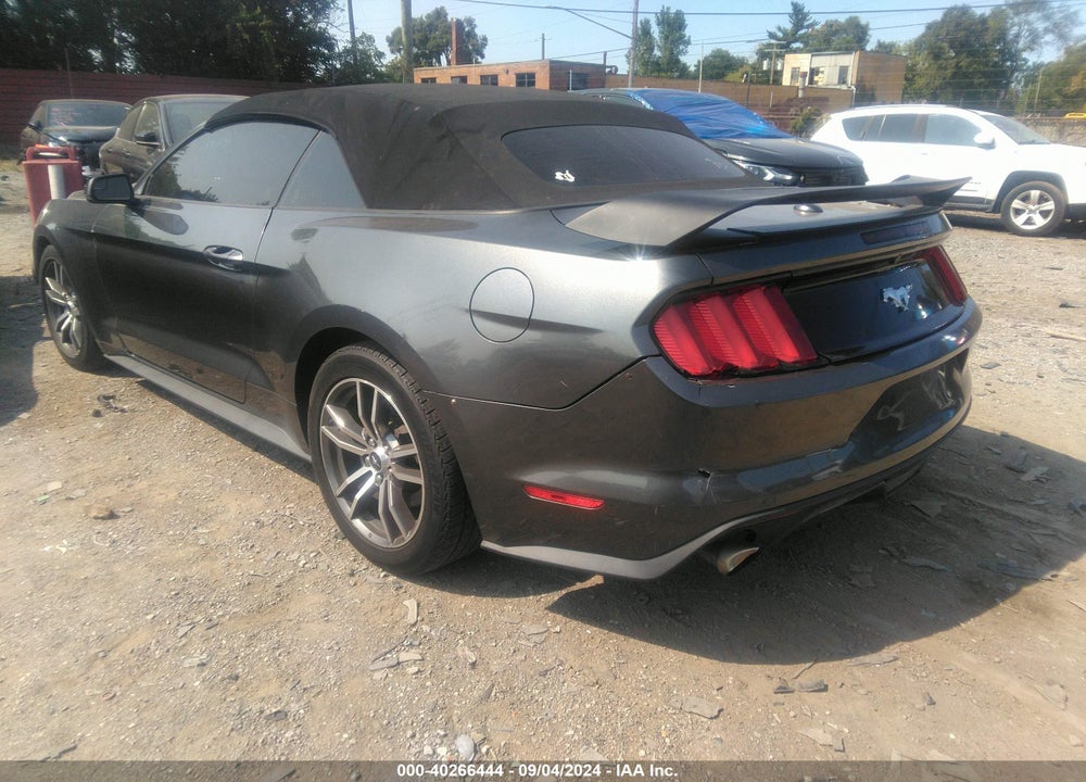 2016 FORD MUSTANG ECOBOOST PREMIUM VIN: 1FATP8UH8G5291518