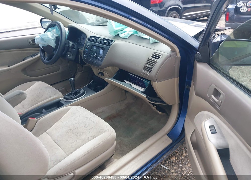 2002 HONDA CIVIC EX VIN: 1HGEM21942L100561