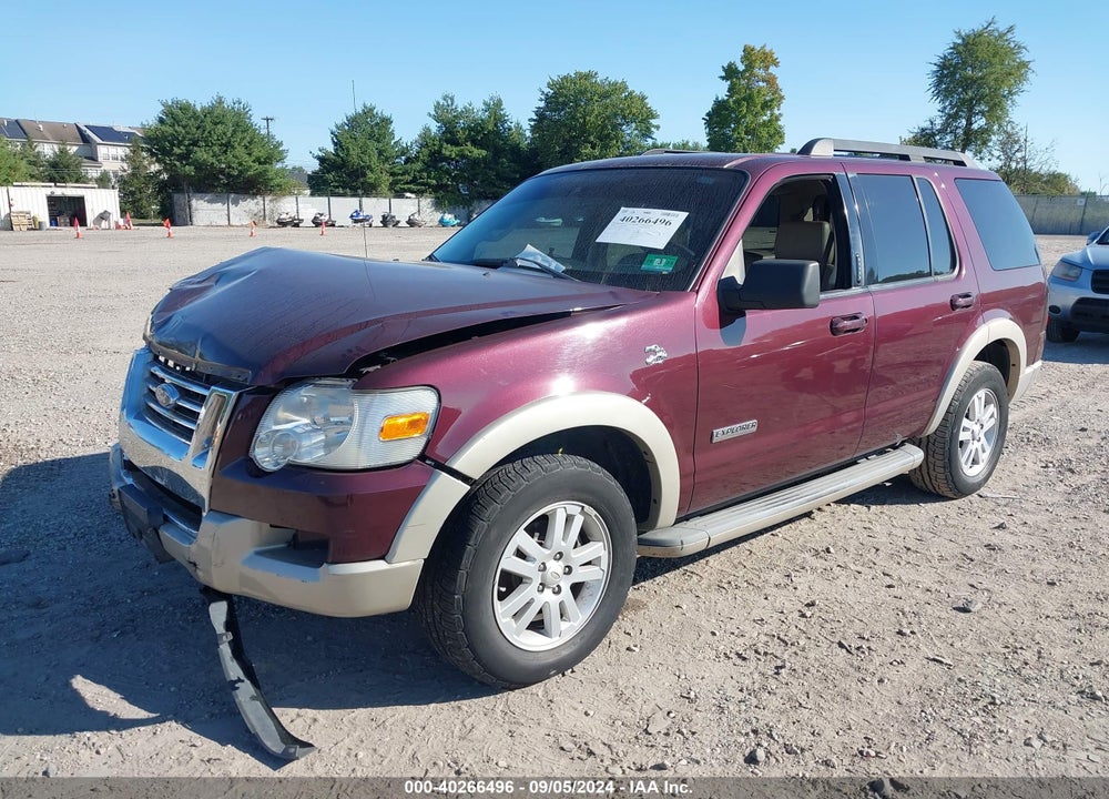 2008 FORD EXPLORER EDDIE BAUER VIN: 1FMEU74E68UB09331