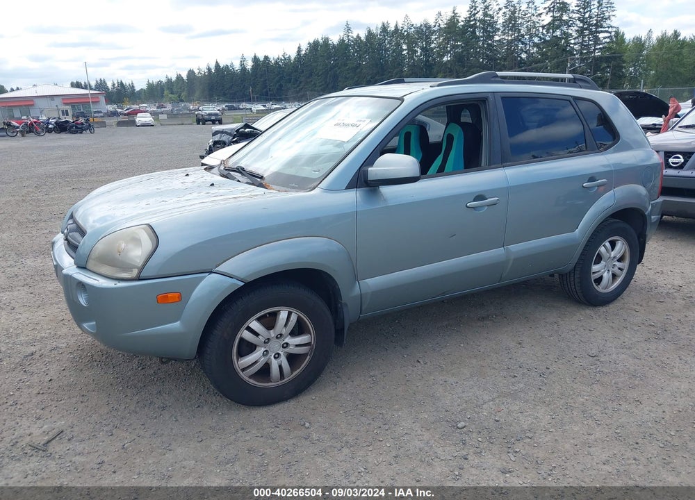 2007 HYUNDAI TUCSON LIMITED/SE VIN: KM8JN12DX7U494247
