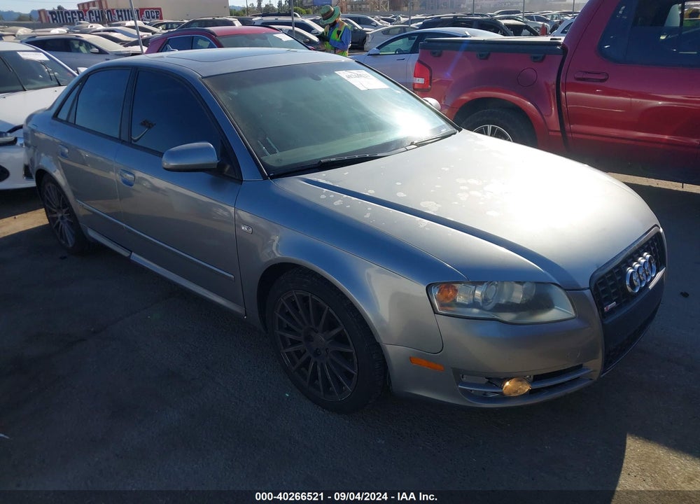 2007 AUDI A4 VIN: WAUEH78E47A124491