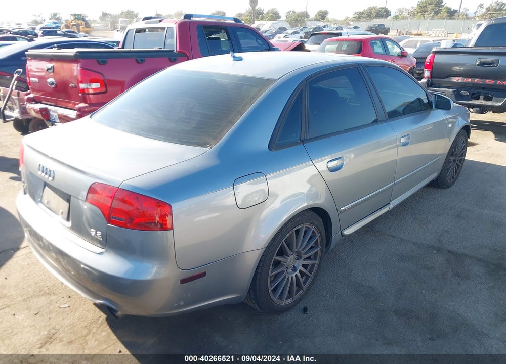2007 AUDI A4 VIN: WAUEH78E47A124491