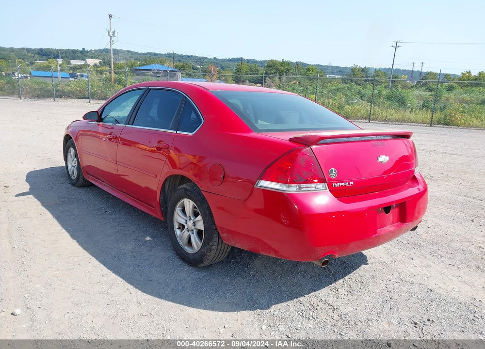 2012 CHEVROLET IMPALA LS VIN: 2G1WF5E38C1158726
