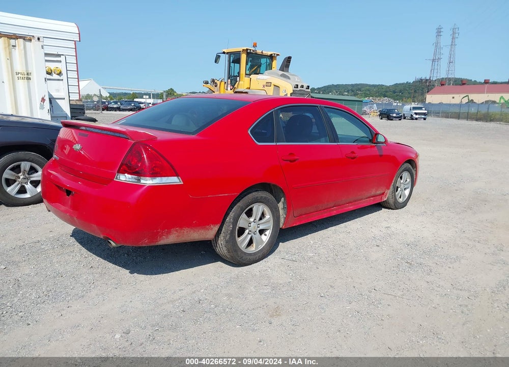 2012 CHEVROLET IMPALA LS VIN: 2G1WF5E38C1158726