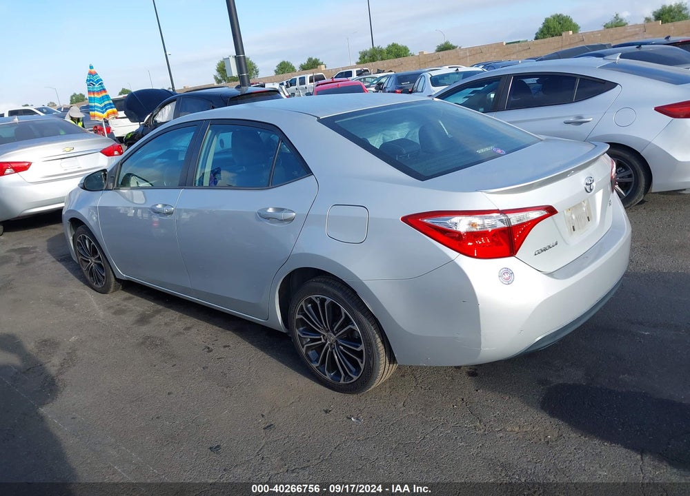 2015 TOYOTA COROLLA S PLUS VIN: 2T1BURHE3FC264720