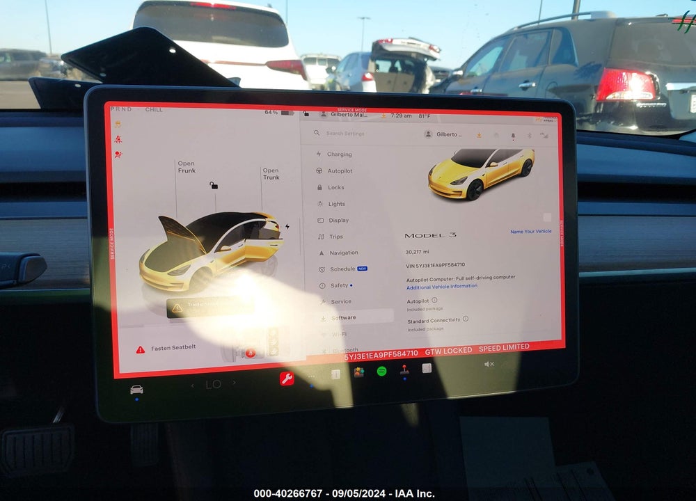 2023 TESLA MODEL 3 REAR-WHEEL DRIVE VIN: 5YJ3E1EA9PF584710