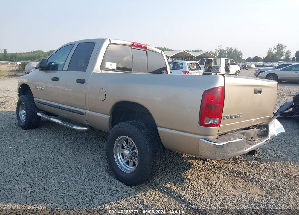 2003 DODGE RAM 2500 SLT/LARAMIE/ST VIN: 3D7KU28C73G798526