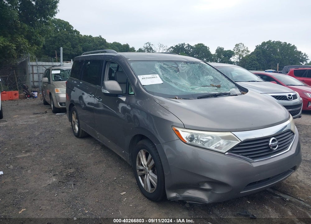 2014 NISSAN QUEST SL VIN: JN8AE2KP4E9107880
