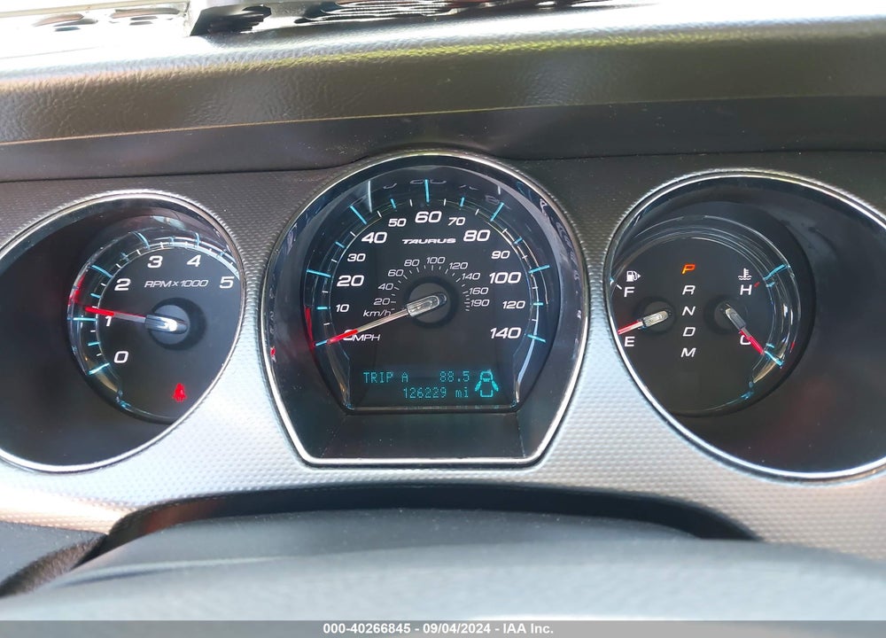 2011 FORD TAURUS SEL VIN: 1FAHP2EWXBG119889