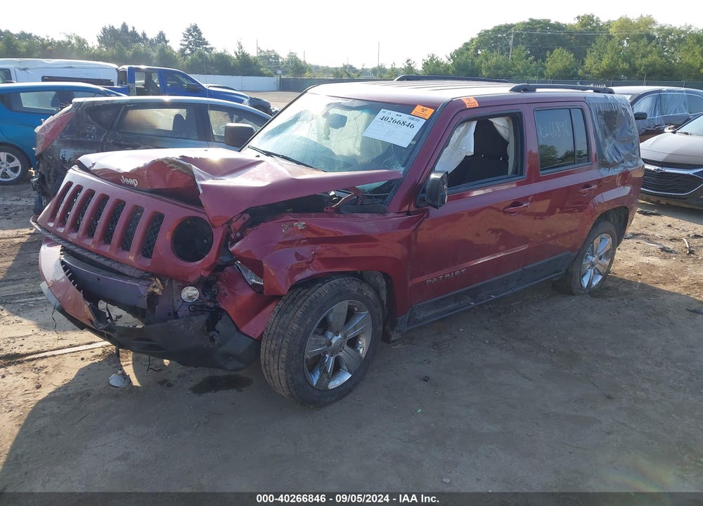 2016 JEEP PATRIOT LATITUDE VIN: 1C4NJPFB1GD537872