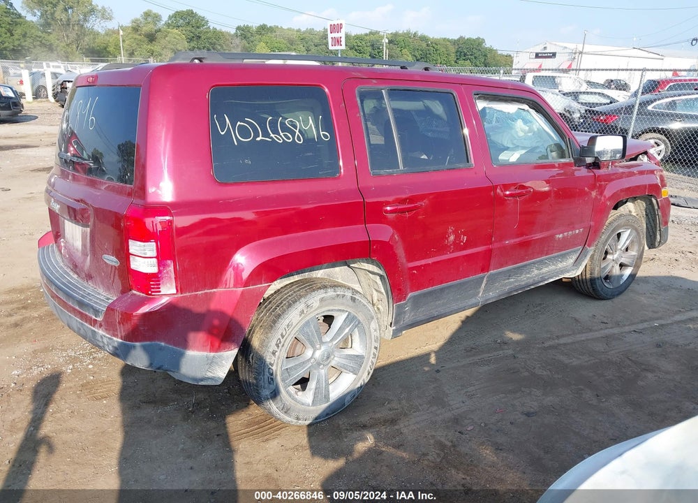 2016 JEEP PATRIOT LATITUDE VIN: 1C4NJPFB1GD537872