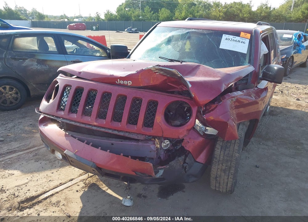 2016 JEEP PATRIOT LATITUDE VIN: 1C4NJPFB1GD537872