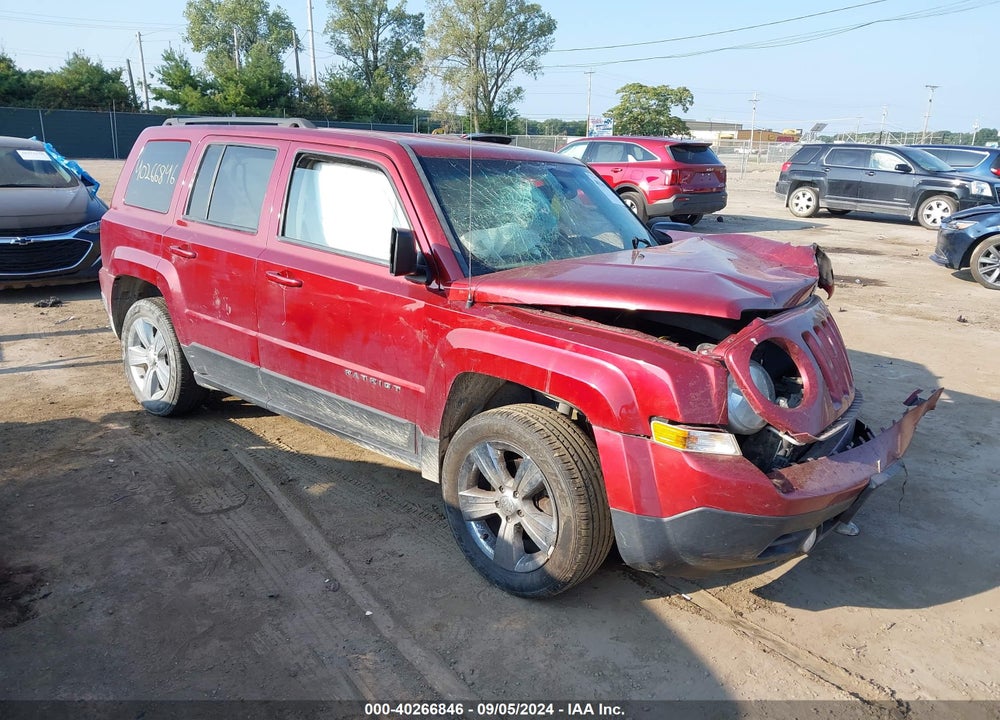 2016 JEEP PATRIOT LATITUDE VIN: 1C4NJPFB1GD537872