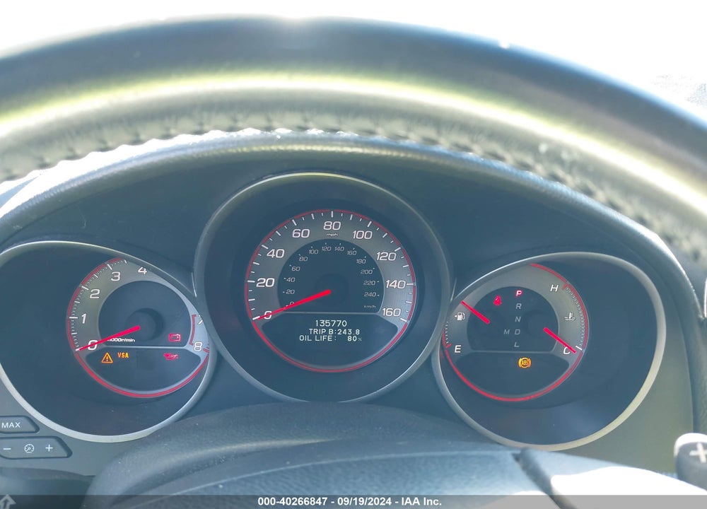 2007 ACURA TL TYPE S VIN: 19UUA76537A002437