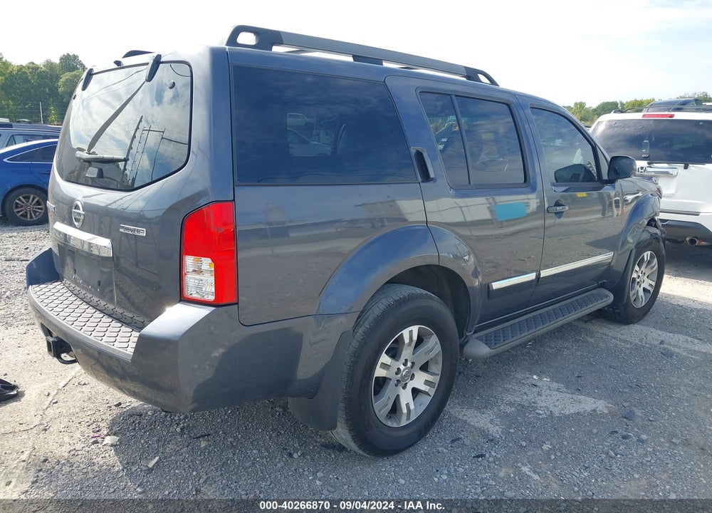 2012 NISSAN PATHFINDER SILVER VIN: 5N1AR1NB6CC600949