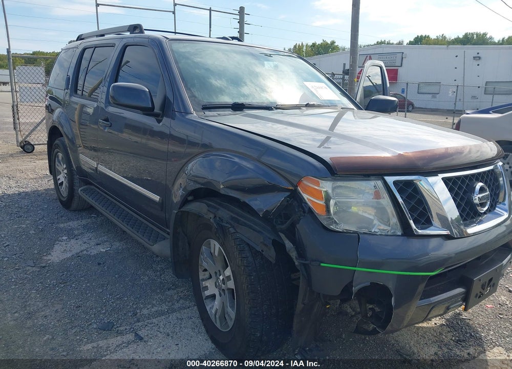 2012 NISSAN PATHFINDER SILVER VIN: 5N1AR1NB6CC600949