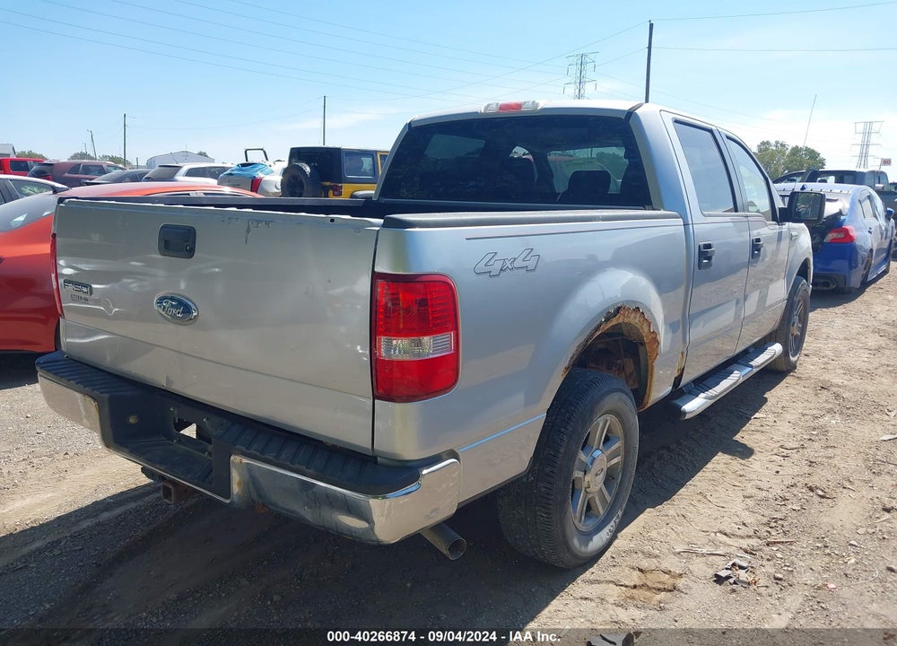 2008 FORD F-150 60TH ANNIVERSARY/FX4/KING RANCH/LARIAT/XLT VIN: 1FTPW14V68FB04378