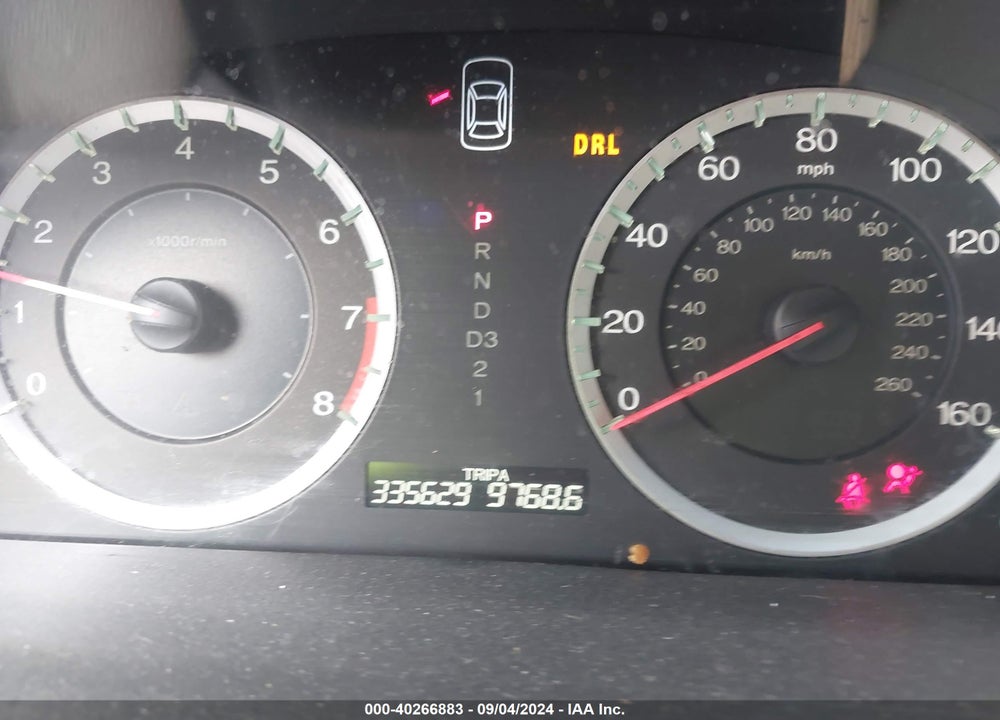 2009 HONDA ACCORD 2.4 LX VIN: 1HGCP26319A196433
