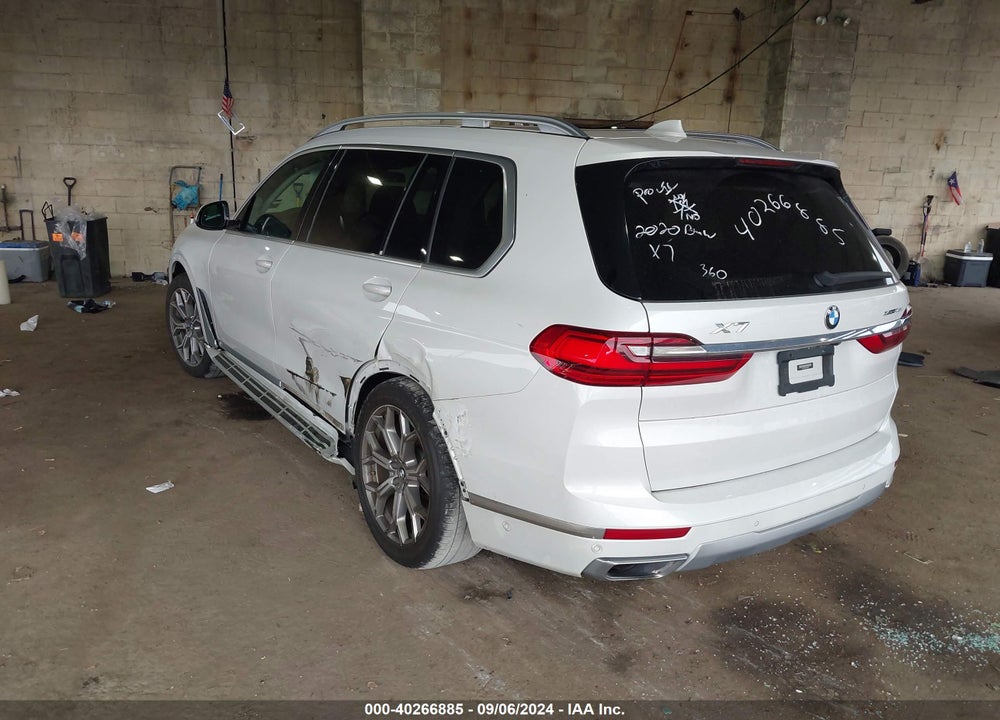 2020 BMW X7 XDRIVE40I VIN: 5UXCW2C05L9C86870