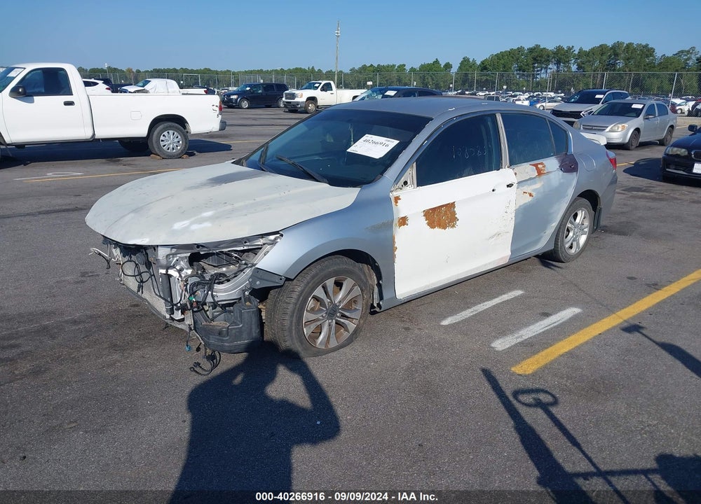 2013 HONDA ACCORD LX VIN: 1HGCR2F36DA108687