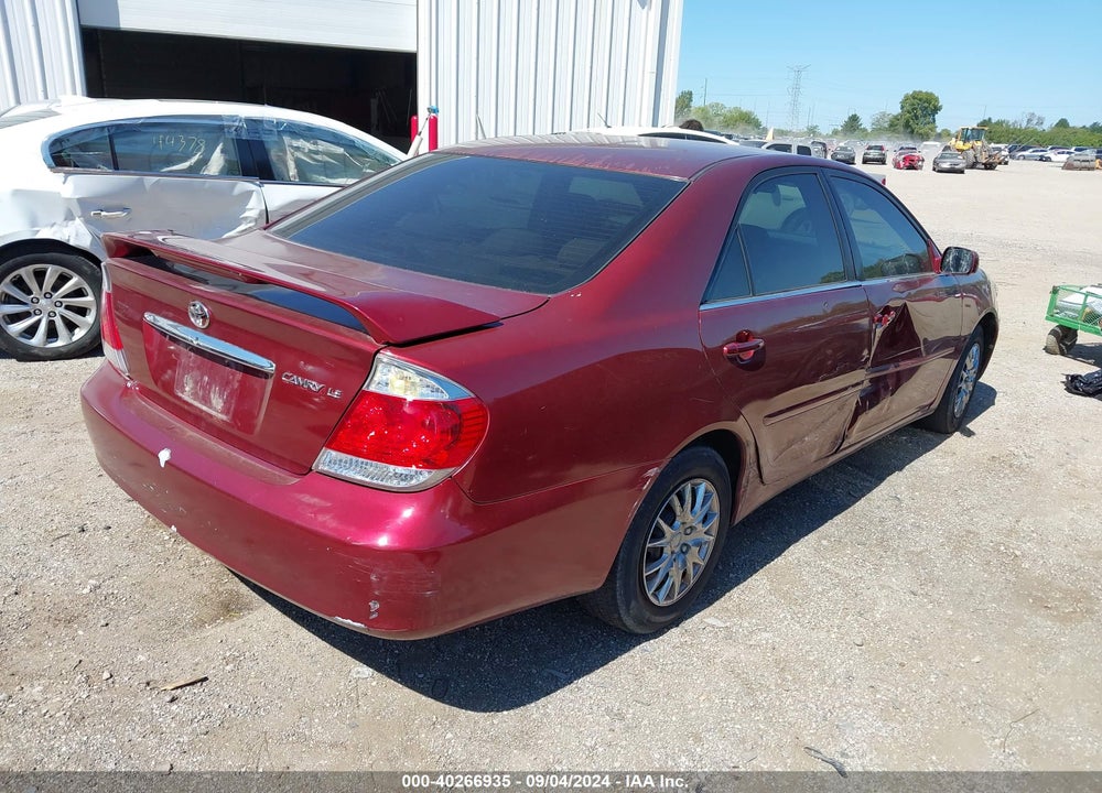 2005 TOYOTA CAMRY LE VIN: 4T1BE32K15U422168