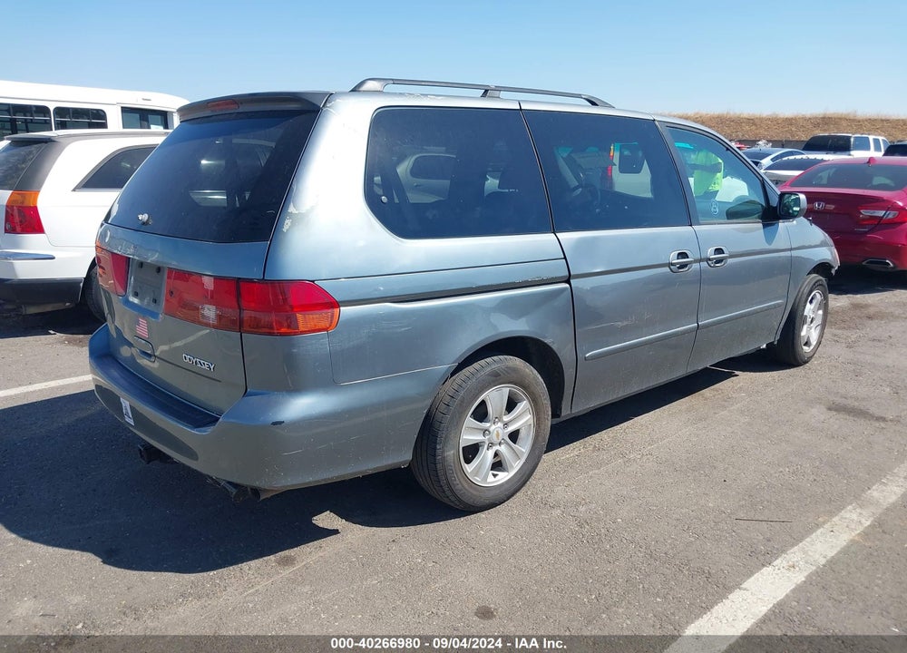 2000 HONDA ODYSSEY EX VIN: 2HKRL1861YH562226