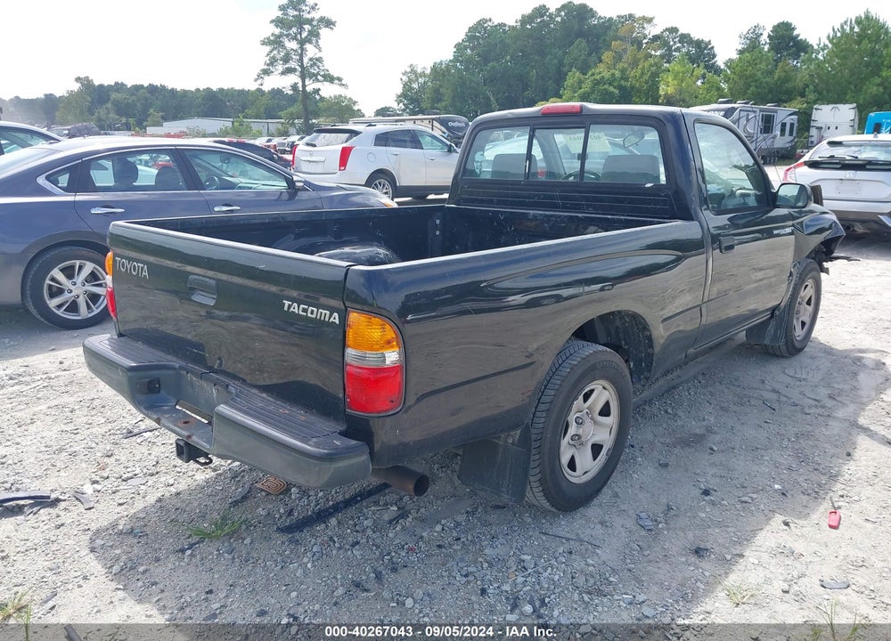 2001 TOYOTA TACOMA BASE (M5) VIN: 5TENL42N01Z830718