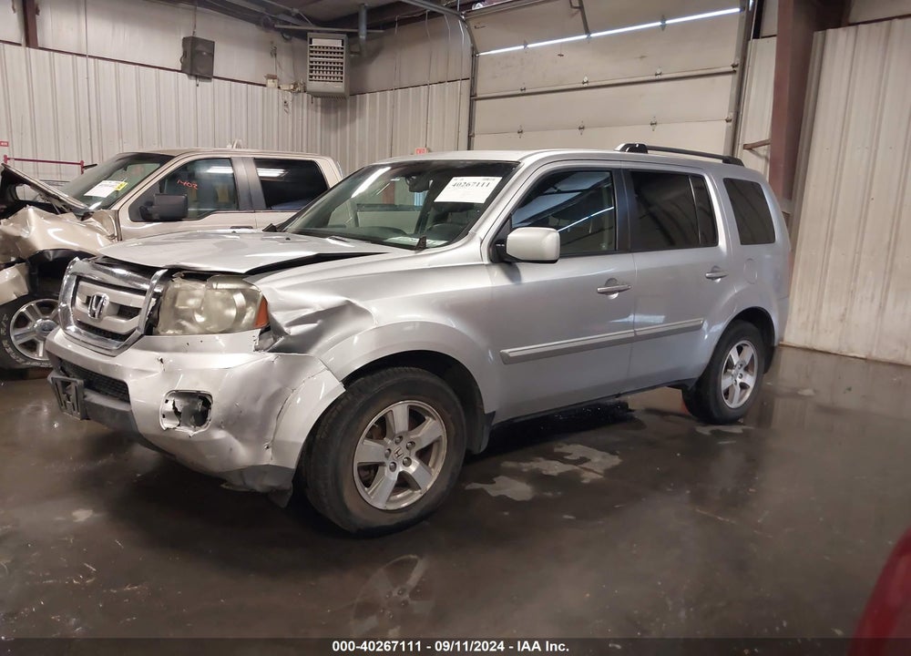 2011 HONDA PILOT EX-L VIN: 5FNYF4H55BB008284