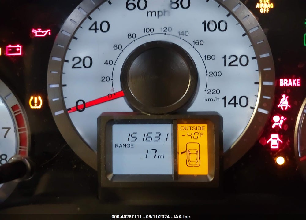 2011 HONDA PILOT EX-L VIN: 5FNYF4H55BB008284