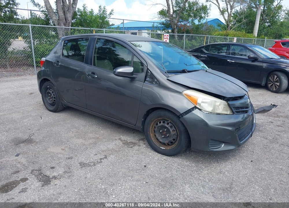 2013 TOYOTA YARIS LE VIN: JTDKTUD33DD555924