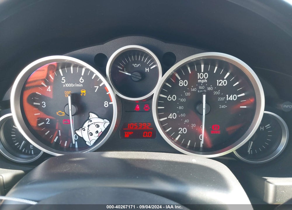 2009 MAZDA MX-5 MIATA GRAND TOURING/SPORT/SV/TOURING VIN: JM1NC25F590202822