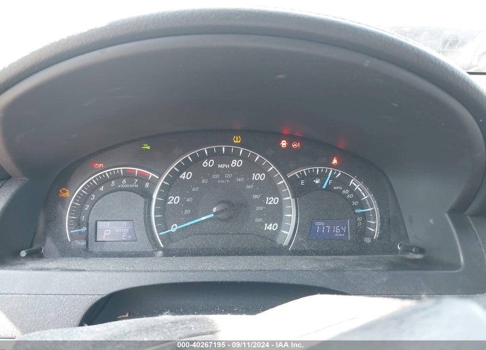 2013 TOYOTA CAMRY XLE V6 VIN: 4T1BK1FK7DU530526