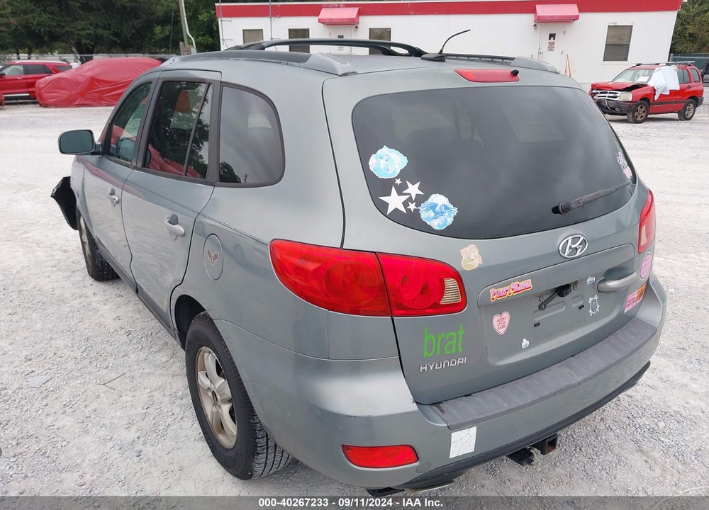 2007 HYUNDAI SANTA FE GLS VIN: 5NMSG13DX7H063917