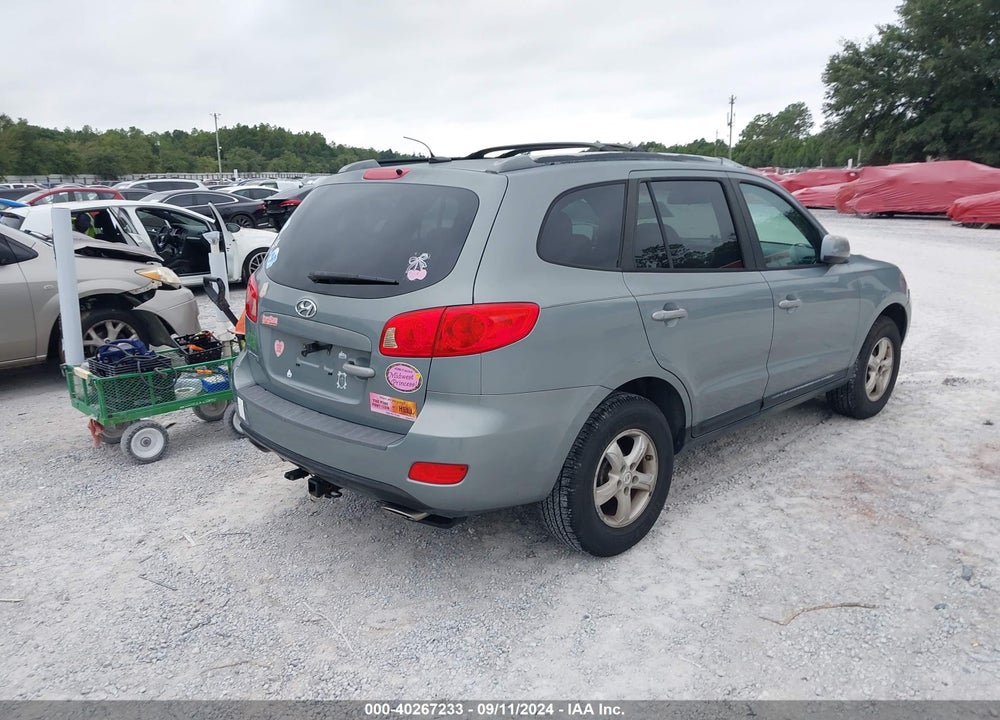 2007 HYUNDAI SANTA FE GLS VIN: 5NMSG13DX7H063917