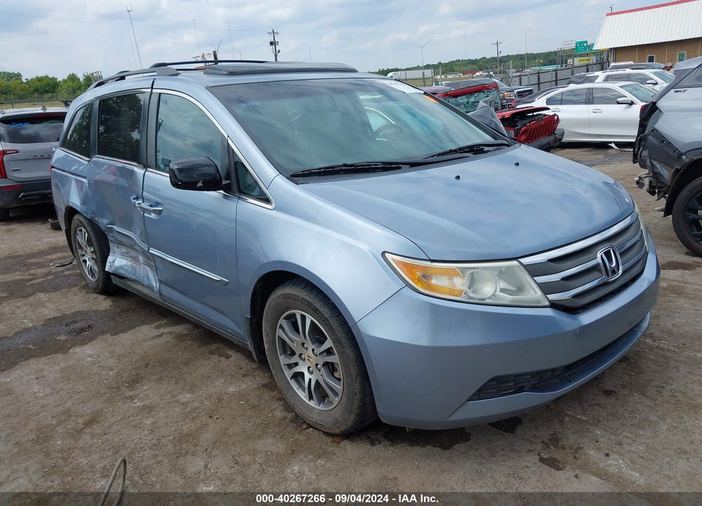 2011 HONDA ODYSSEY EX-L VIN: 5FNRL5H61BB007838