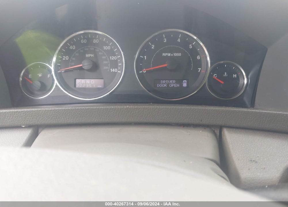 2009 JEEP GRAND CHEROKEE LAREDO VIN: 1J8GR48KX9C542440
