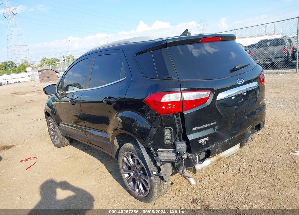 2022 FORD ECOSPORT TITANIUM VIN: MAJ6S3KL9NC473615