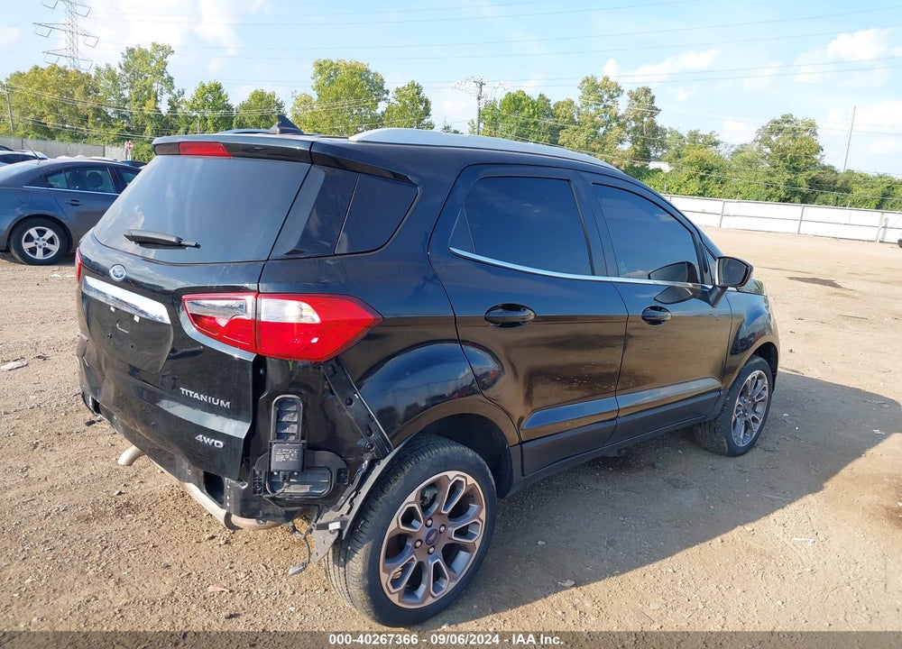 2022 FORD ECOSPORT TITANIUM VIN: MAJ6S3KL9NC473615