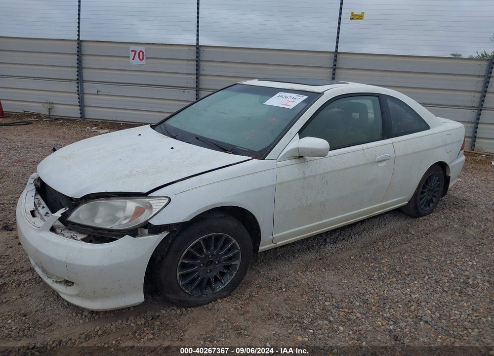 2005 HONDA CIVIC EX VIN: 1HGEM22955L045394