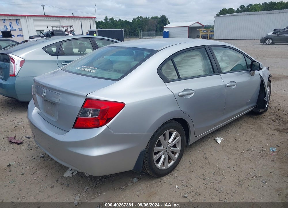 2012 HONDA CIVIC EX-L VIN: 2HGFB2F90CH595410