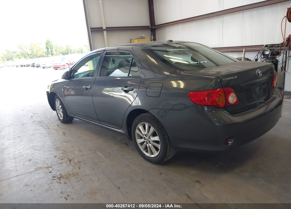 2009 TOYOTA COROLLA LE VIN: 2T1BU40E09C189073
