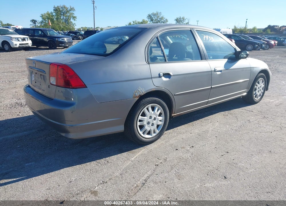 2004 HONDA CIVIC LX VIN: 2HGES16534H522293