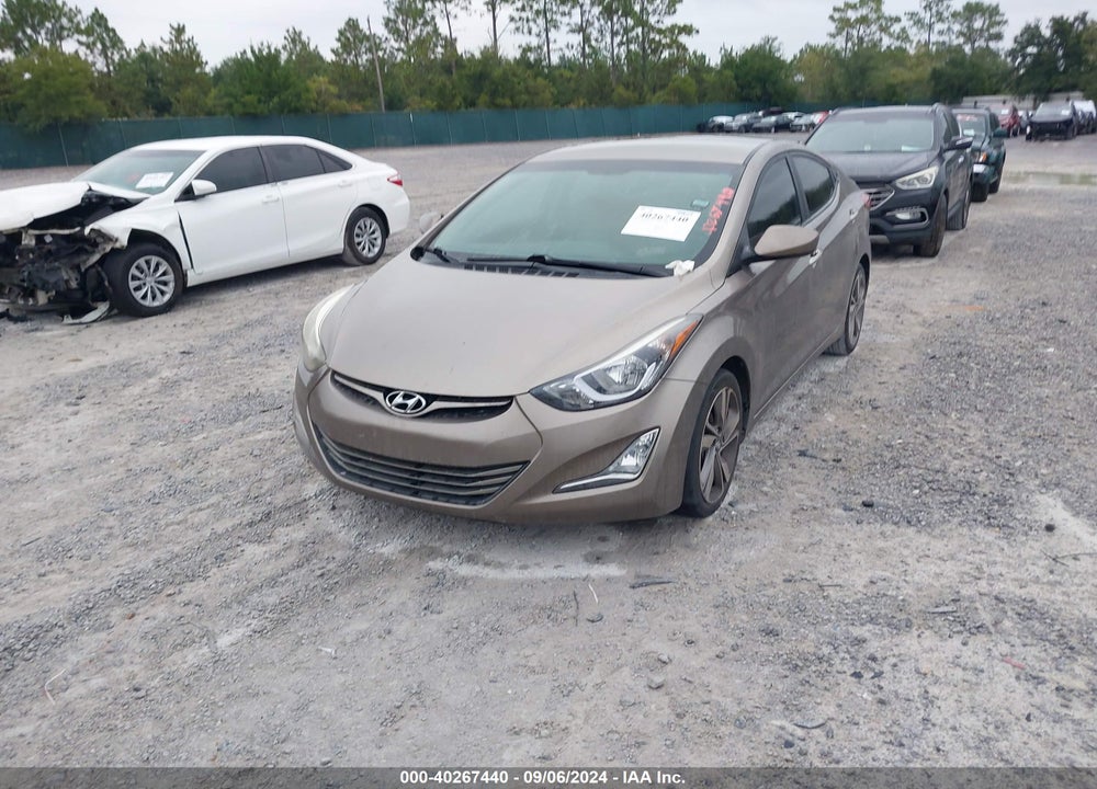 2016 HYUNDAI ELANTRA SE VIN: 5NPDH4AE7GH748091