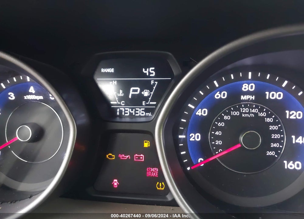 2016 HYUNDAI ELANTRA SE VIN: 5NPDH4AE7GH748091