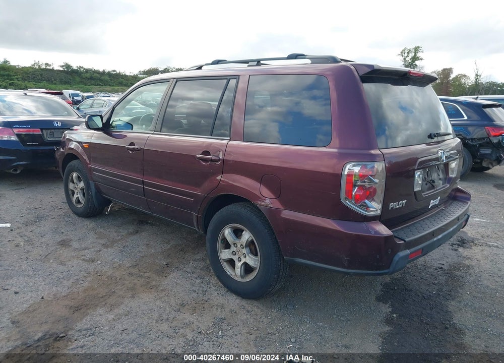 2007 HONDA PILOT EX-L VIN: 2HKYF18687H521576